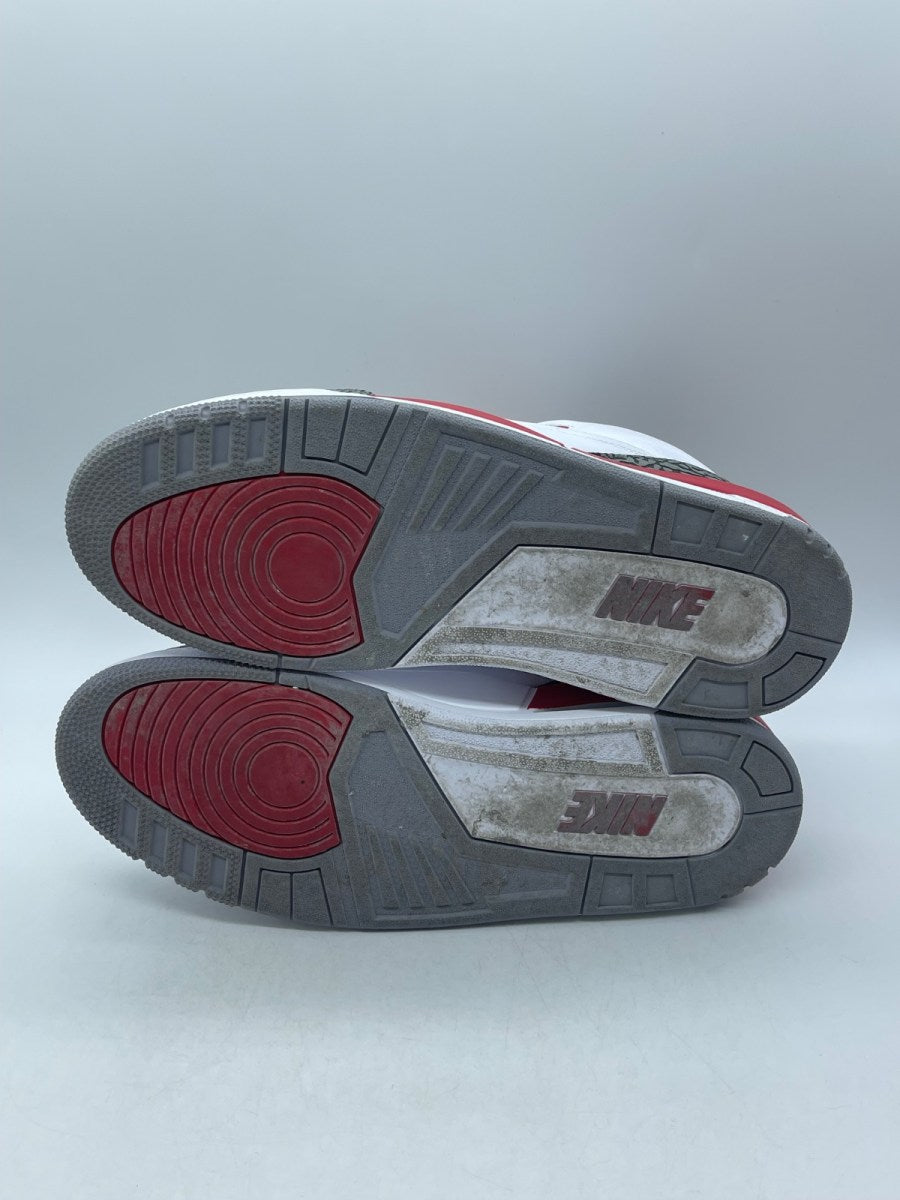 Jordan 3 Retro Fire Red (2022) 13 (Moderately Worn Pre-Owned)JordanWhite/Fire Red/Cement Grey/Black - Image 7