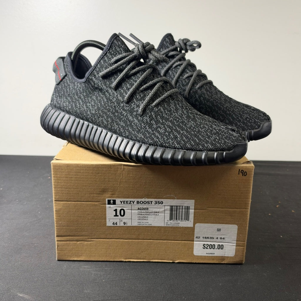 adidas Yeezy Boost 350 Pirate Black (2015) (Size 10) - Image 1