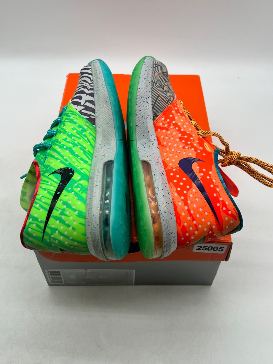 Nike KD 6 What the KD 8 (Lightly Worn Pre-Owned)NikeHoop Purple/Urgent Orange-Shark - Image 9