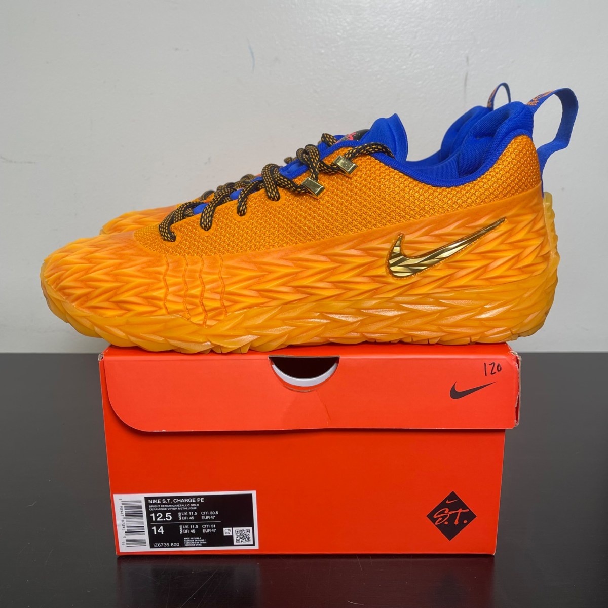 Cade Cunningham x Nike ST Charge 'Detroit Tough' 12.5 (Moderately Worn Pre-Owned)Nike - Image 3