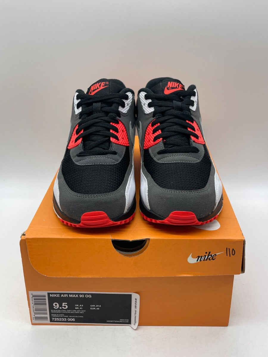 Jordan 5 Retro Off-White Muslin 9.5 (Moderately Worn Pre-Owned)JordanBlack/Muslin-Fire Red - Image 2