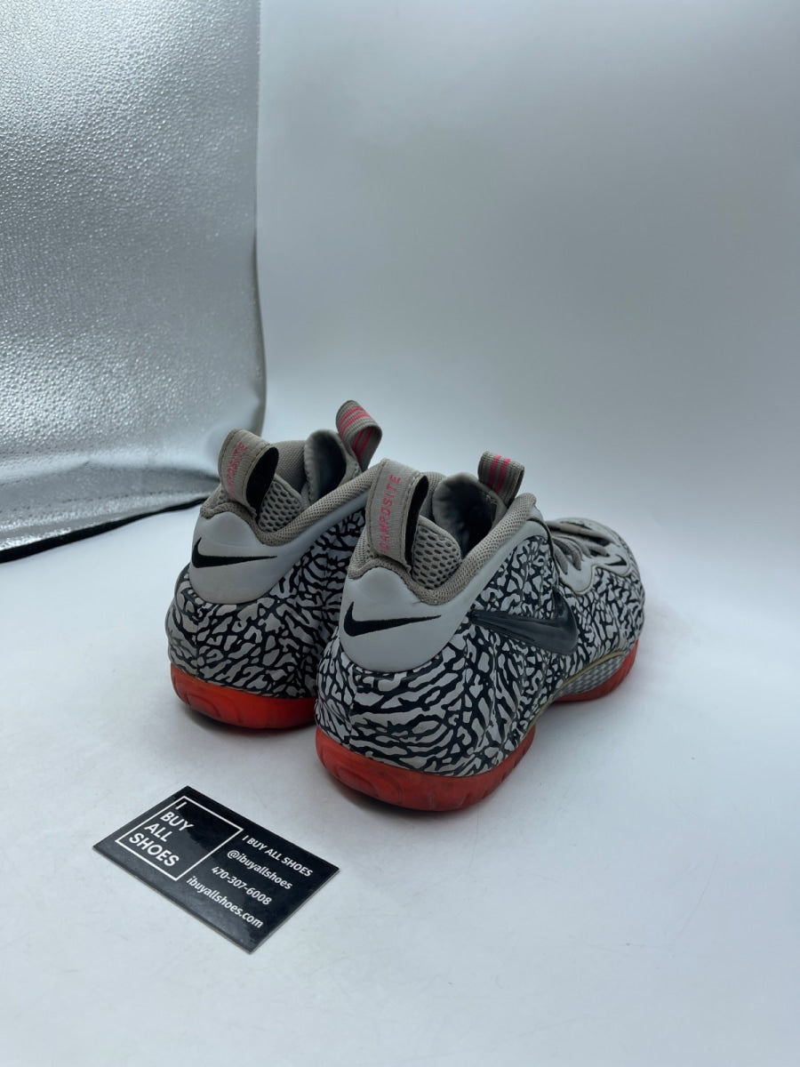 Nike Air Foamposite Pro Elephant Print 9.5 (Heavily Worn Pre-Owned) - Image 5