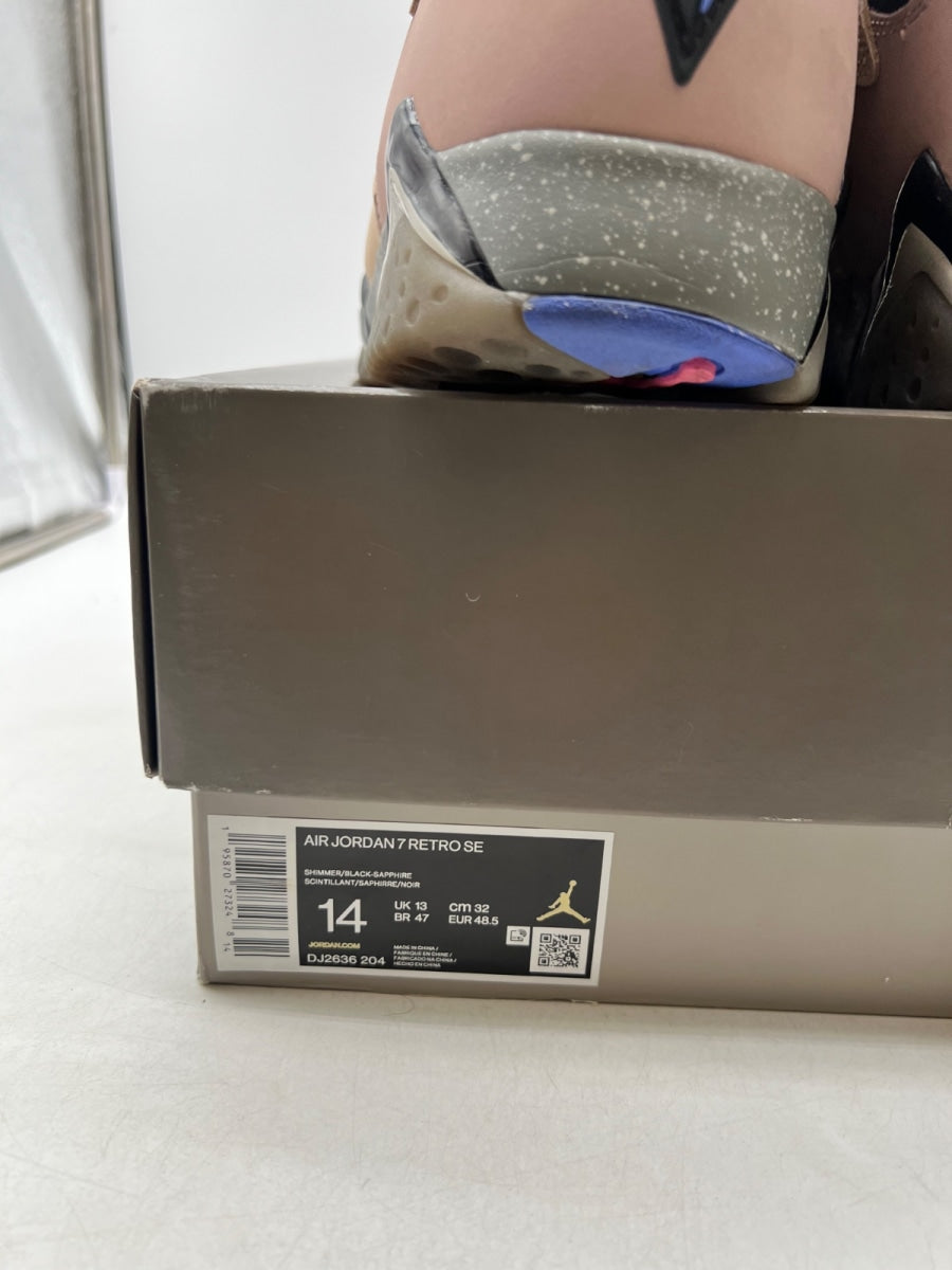 Jordan 7 Retro SE Sapphire 14 (Lightly Worn Pre-Owned) - Image 6