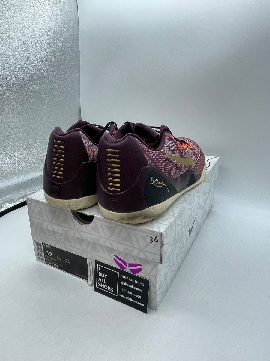 Nike Kobe 9 EM Low Silk 12 (Moderately Worn Pre-Owned) - Image 5