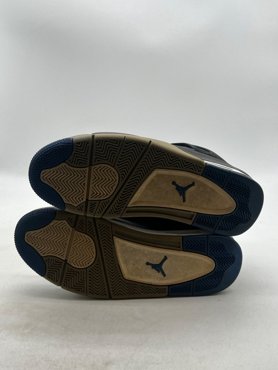 Jordan 4 Retro Motorsports Alternate 12 (Moderately Worn Pre-Owned)JordanBlack/Game Royal-Matte Silver-White - Image 7