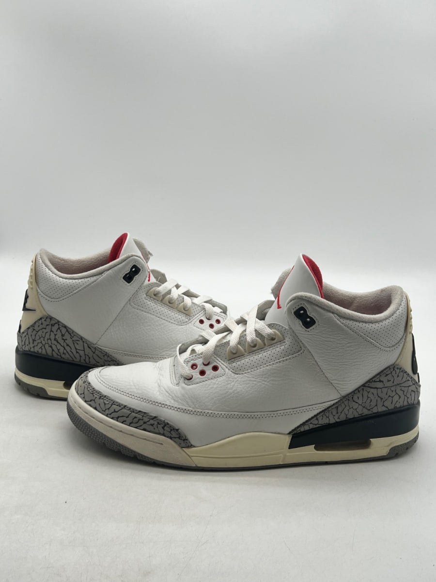 Jordan 3 Retro White Cement Reimagined 12 (Moderately Worn Pre-Owned) - Image 1