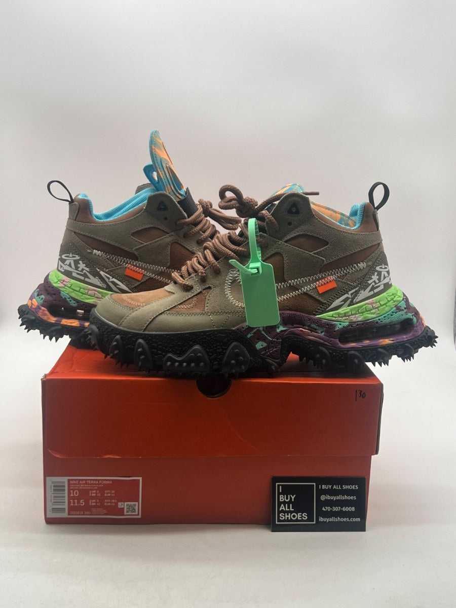 Nike Air Terra Forma Off-White Mantra Orange 10 (Lightly Worn Pre-Owned) - Image 1
