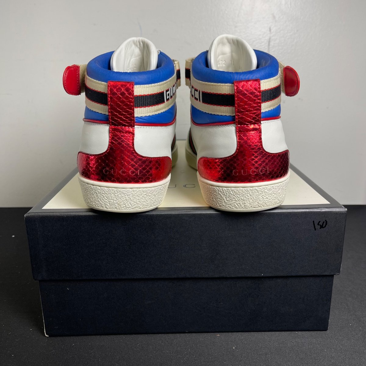 Gucci Stripe Ace High Top (Size 11) - aux