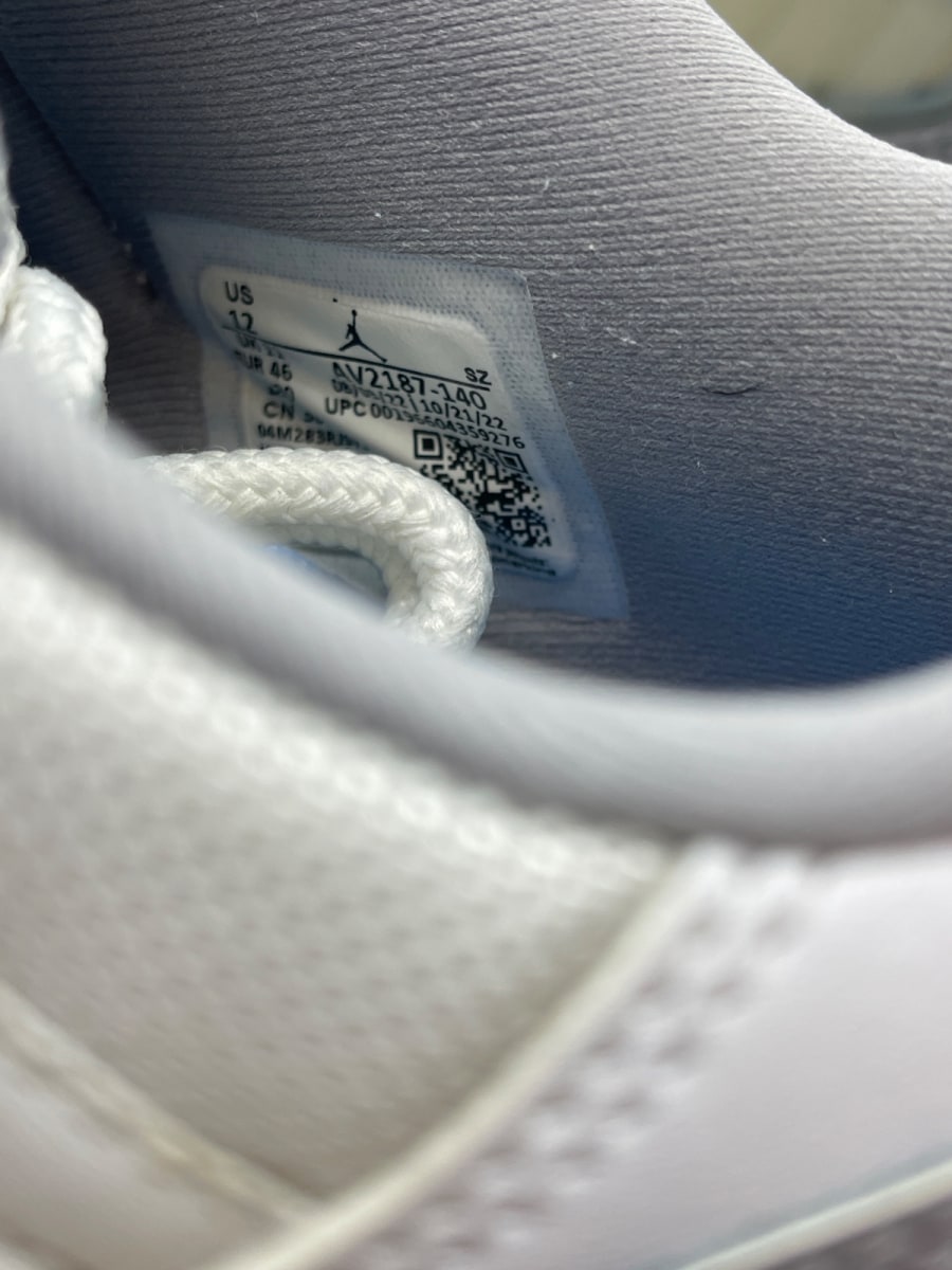 Jordan 11 Retro Low Cement Grey 12 (Heavily Worn Pre-Owned) - Image 8