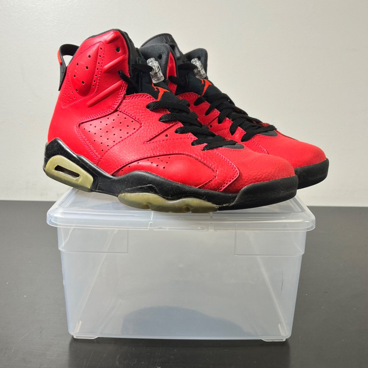 Jordan 6 Retro Infrared 23 (Toro) 10 (Moderately Worn Pre-Owned)JordanInfrared 23/Black-Infrared 23 - Image 1