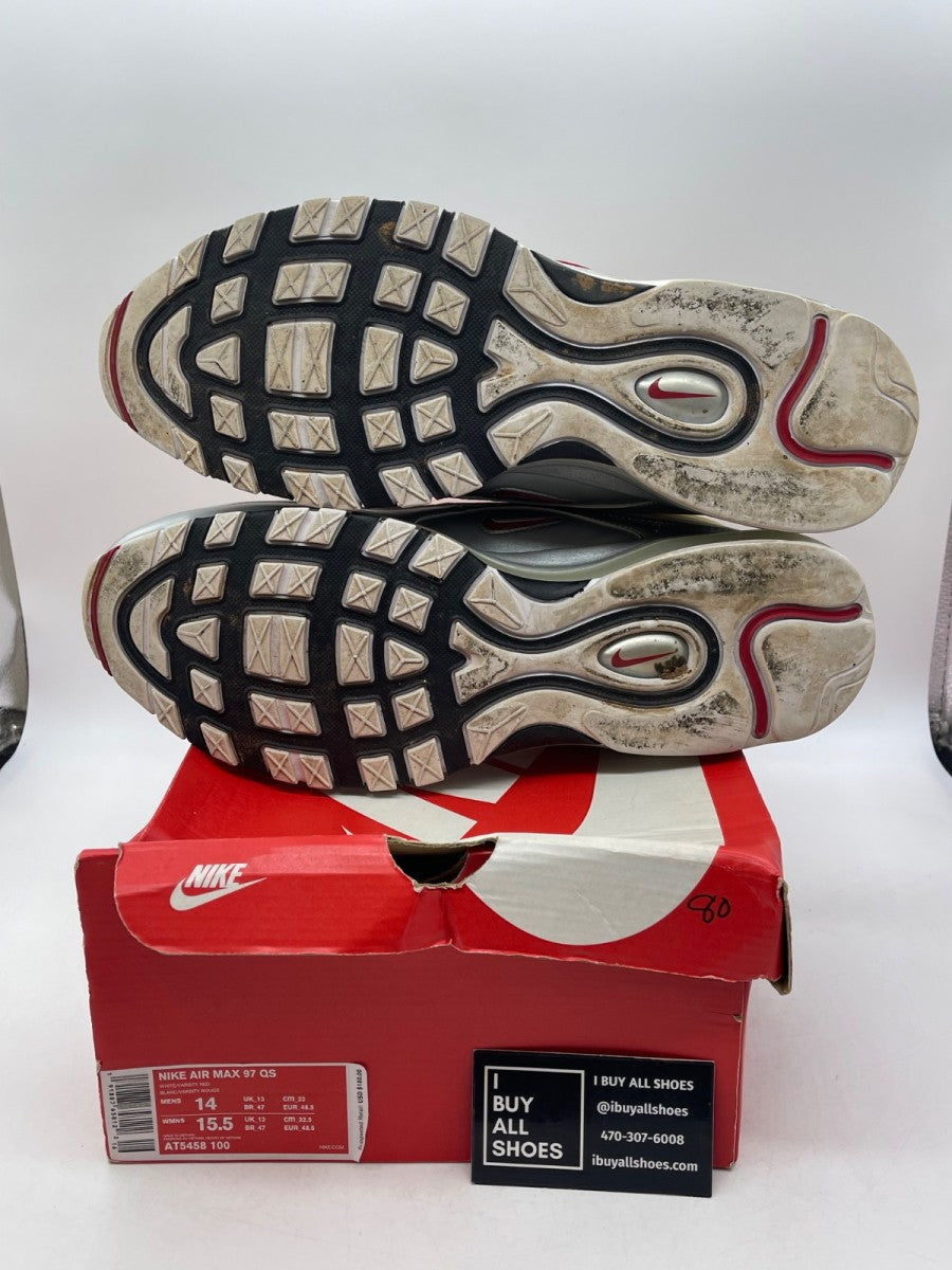 Nike Air Max 97 Silver White 14 (Moderately Worn Pre-Owned) - Image 7