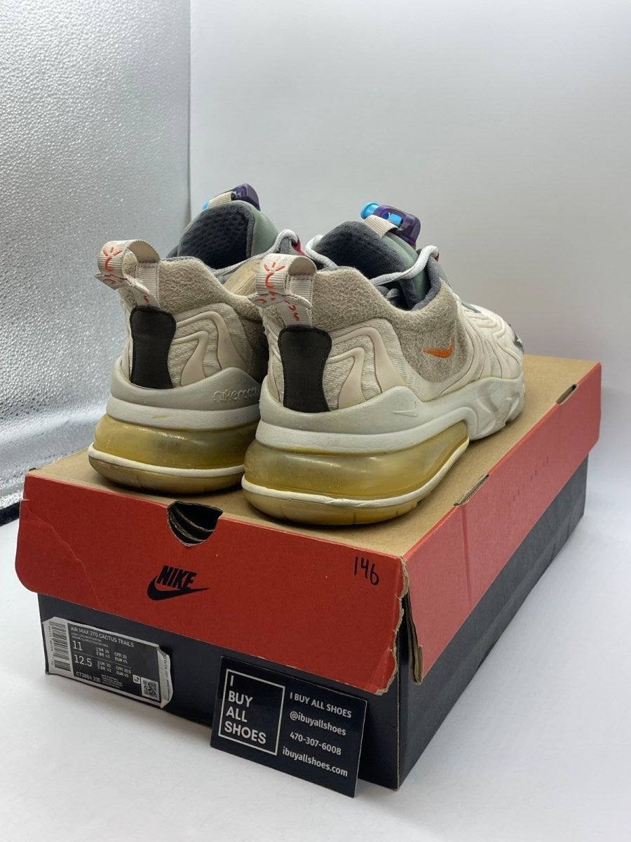 Nike Air Max 270 React ENG Travis Scott Cactus Trails 11 (Moderately Worn Pre-Owned) - Image 5
