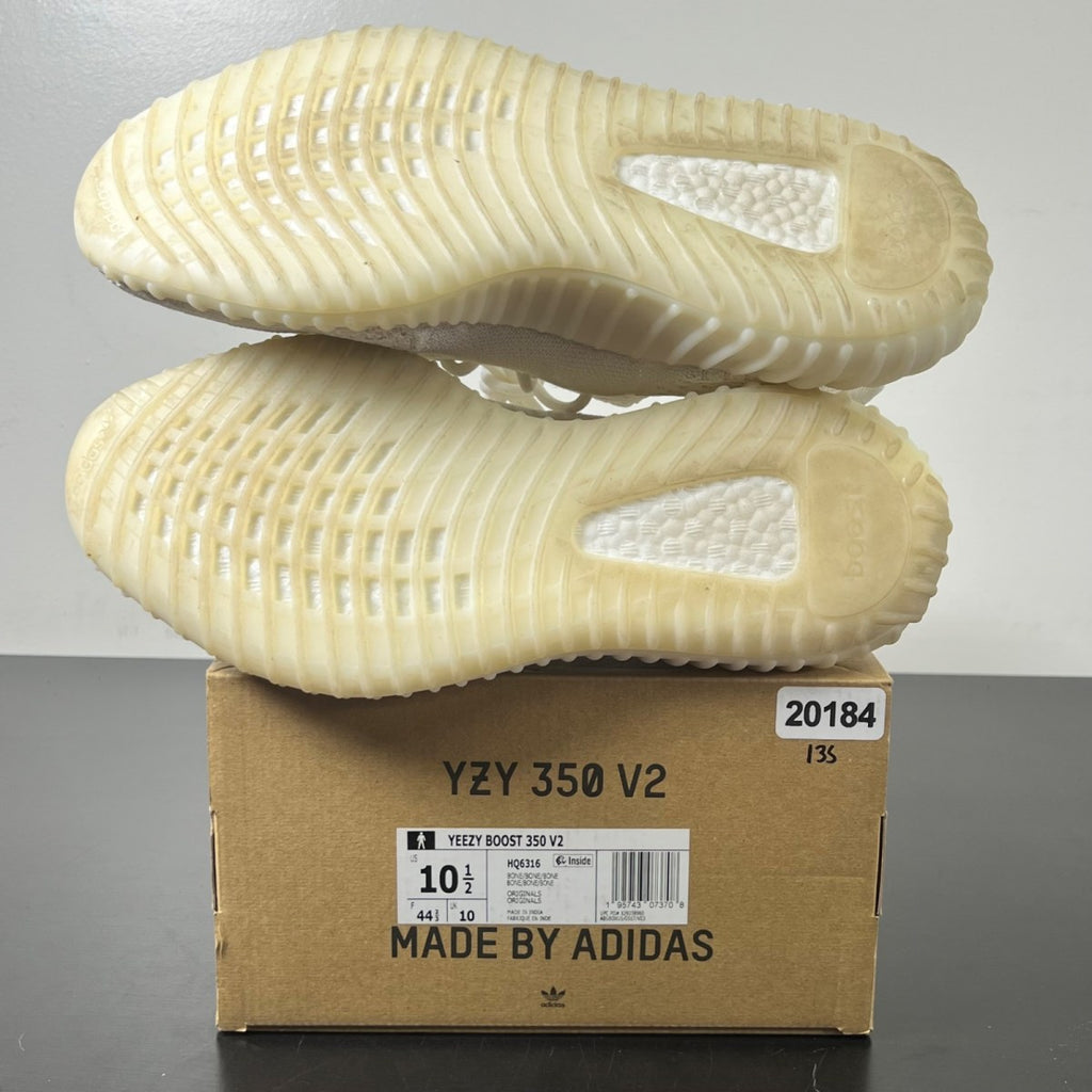 adidas Yeezy Boost 350 V2 Bone 10.5 (Lightly Worn Pre-Owned)adidasBone/Bone/Bone - Image 6