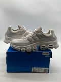 adidas adiFOM Megaride Crystal White Silver Metallic Core Black 11 (Lightly Worn Pre-Owned) - Image 1