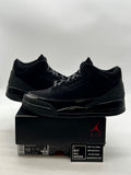 Jordan 3 Retro Black Cat (2025) 10 (Lightly Worn Pre-Owned) - Image 1