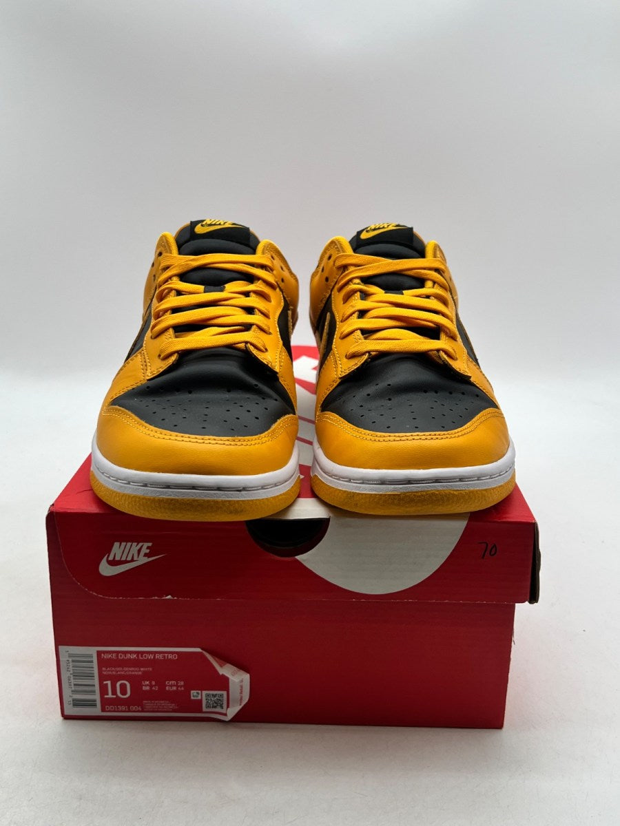 Nike Dunk Low Championship Goldenrod (2021) 10 (Moderately Worn Pre-Owned)NikeBlack/Goldenrod/White - Image 2