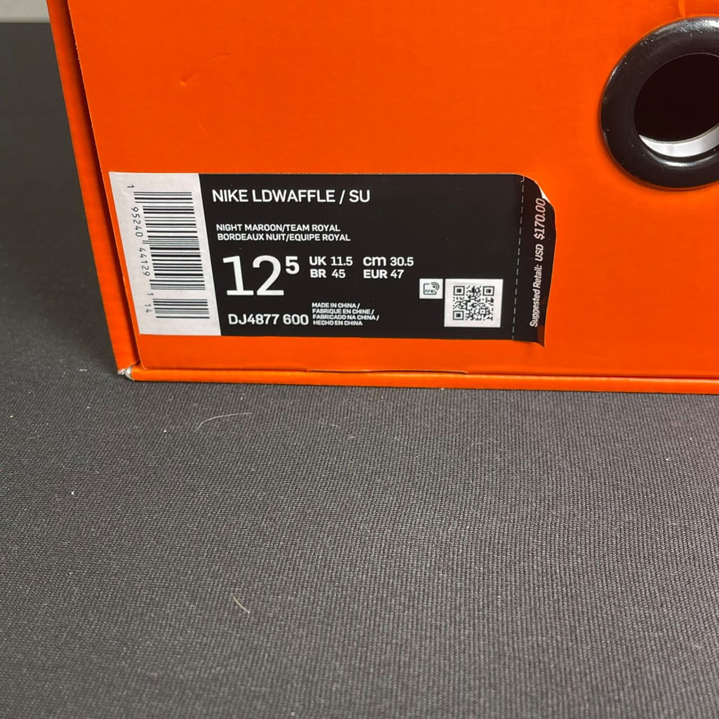 Nike LD Waffle sacai Undercover Night Maroon Team Royal (Size 12.5) - aux
