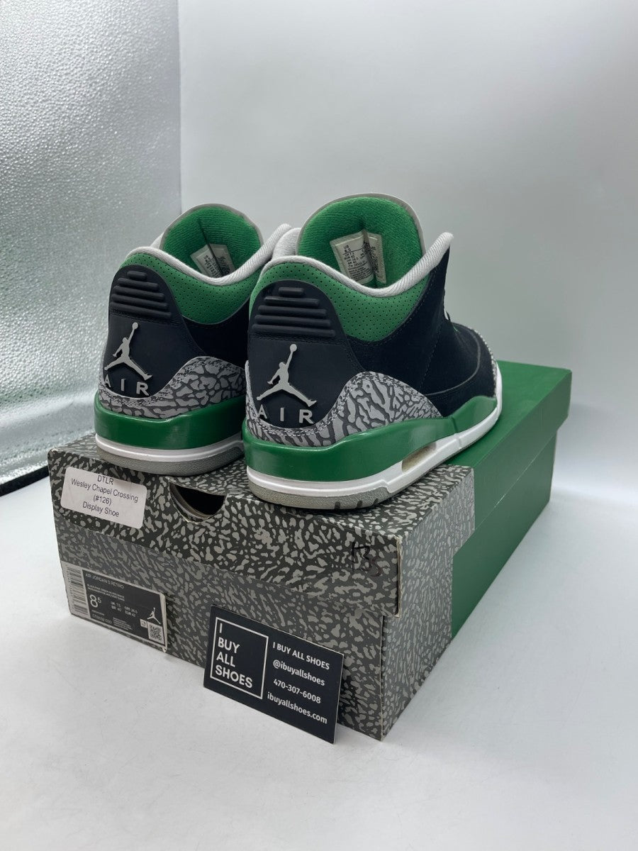 Jordan 3 Retro Pine Green 8.5 (Moderately Worn Pre-Owned) - Image 5