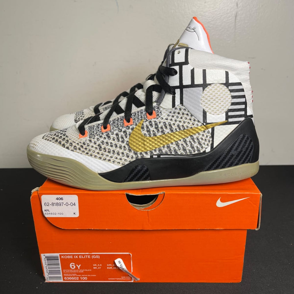 Nike Kobe 9 Elite GS 'Fundamentals' (Size 6) - aux