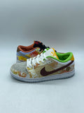 Nike SB Dunk Low Street Hawker (2021) 10 (Moderately Worn Pre-Owned)NikeMetallic Copper/Light Silver-Pueblo Brown-Metallic Silver - Image 1