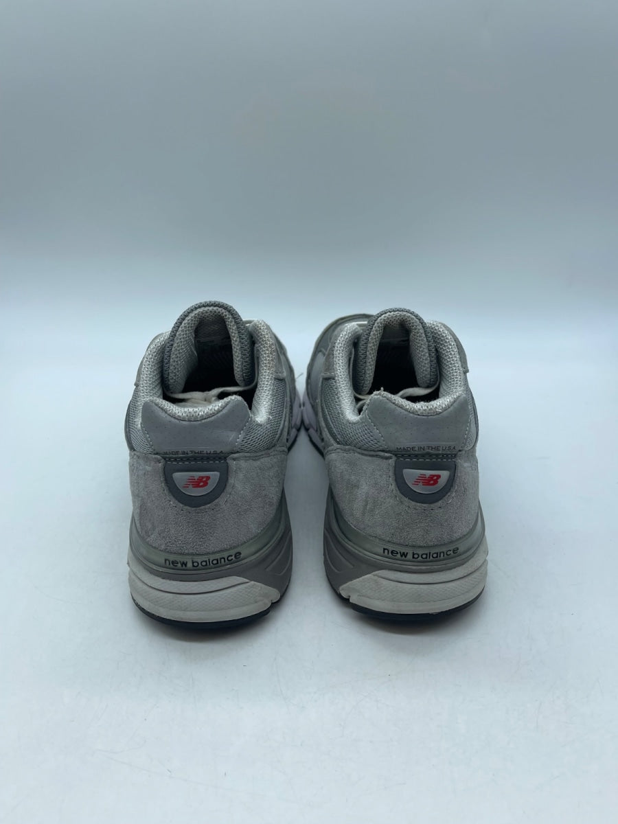 New Balance 990v4 MiUSA Grey Silver 10 (Moderately Worn Pre-Owned) - Image 3