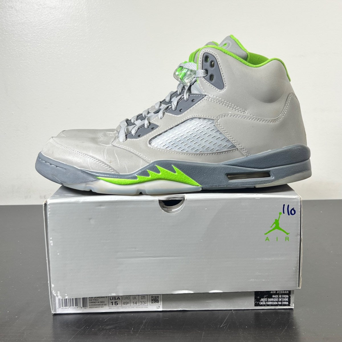 Jordan 5 Retro Green Bean (2022) (Size 15) - Image 3
