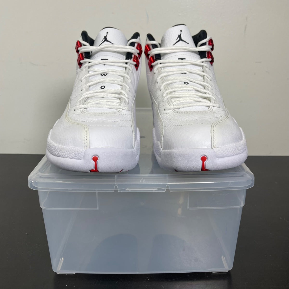Jordan 12 Retro Twist 11 (New Pre-Owned)JordanWhite/Black-University Red - Image 2