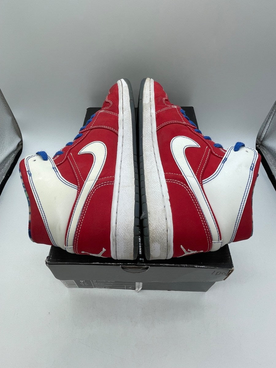 Jordan 1 Retro LS Sport Red 9.5 (Moderately Worn Pre-Owned)JordanSport Red/Varsity Blue-White - Image 6