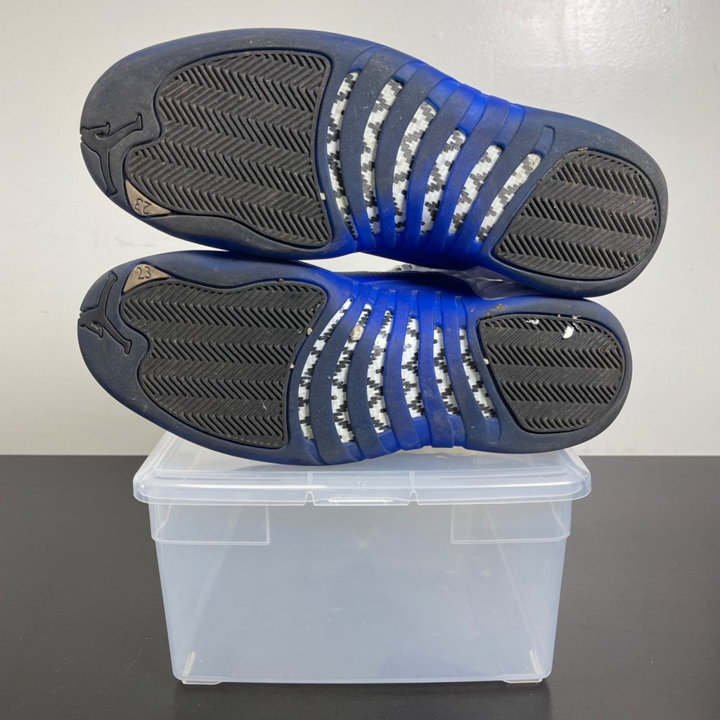 Jordan 12 Retro Blueberry 11.5 (Moderately Worn Pre-Owned)JordanWhite/Black-Game Royal - Image 5