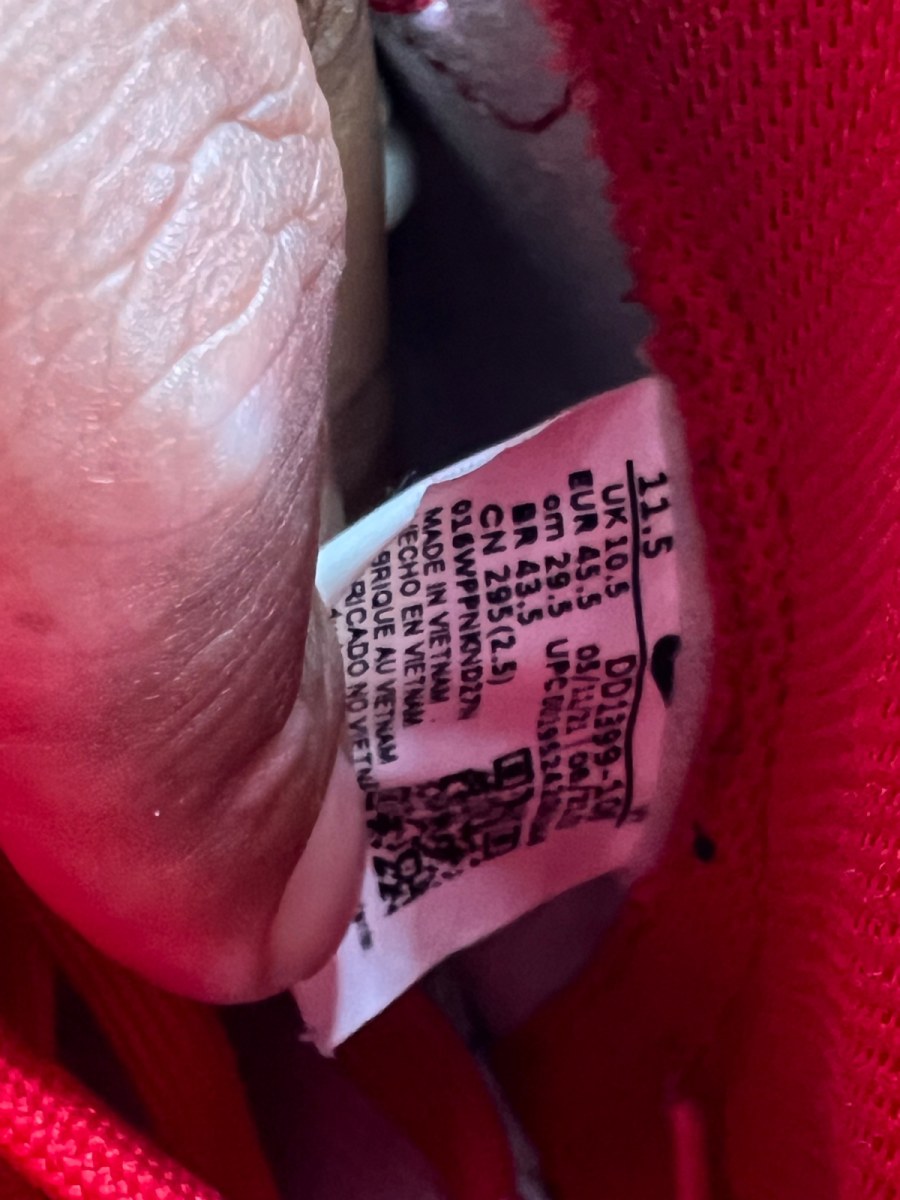 Nike Dunk High Championship White Red 11.5 (Heavily Worn Pre-Owned) - Image 9
