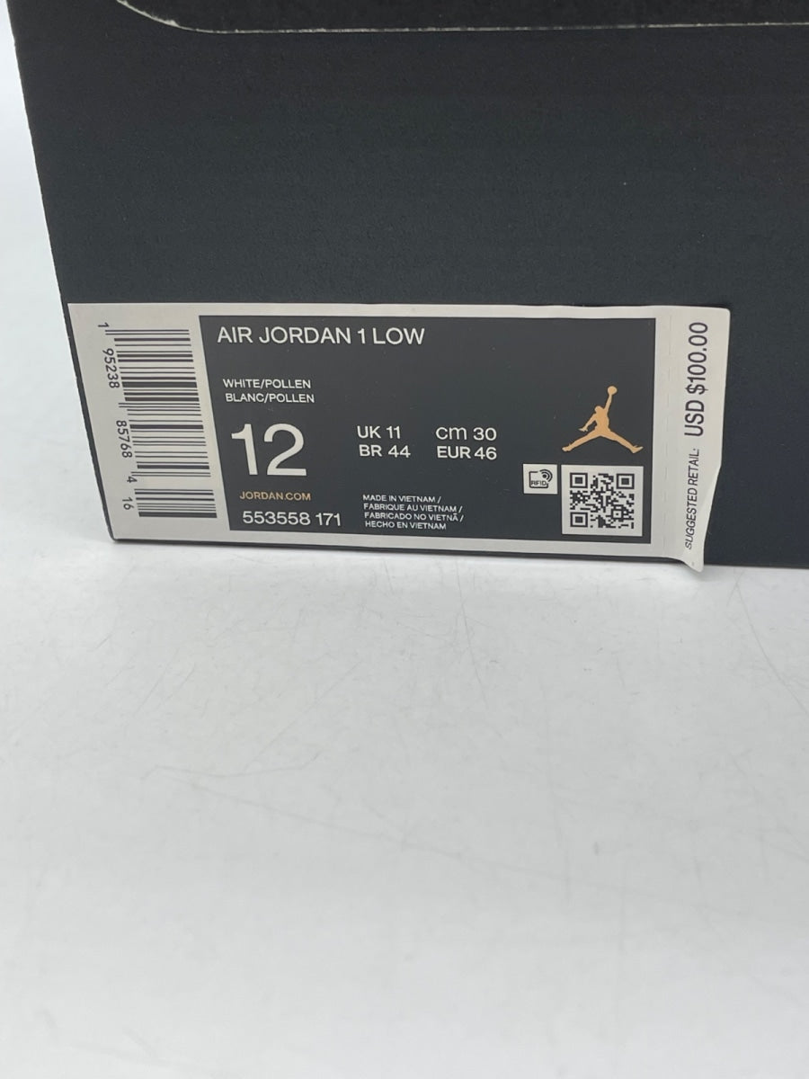 Jordan 1 Low Pollen 12 (Moderately Worn Pre-Owned) - Image 9
