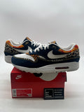 Nike Air Max 1 Premium Denim Leopard 11.5 (Lightly Worn Pre-Owned) - Image 1