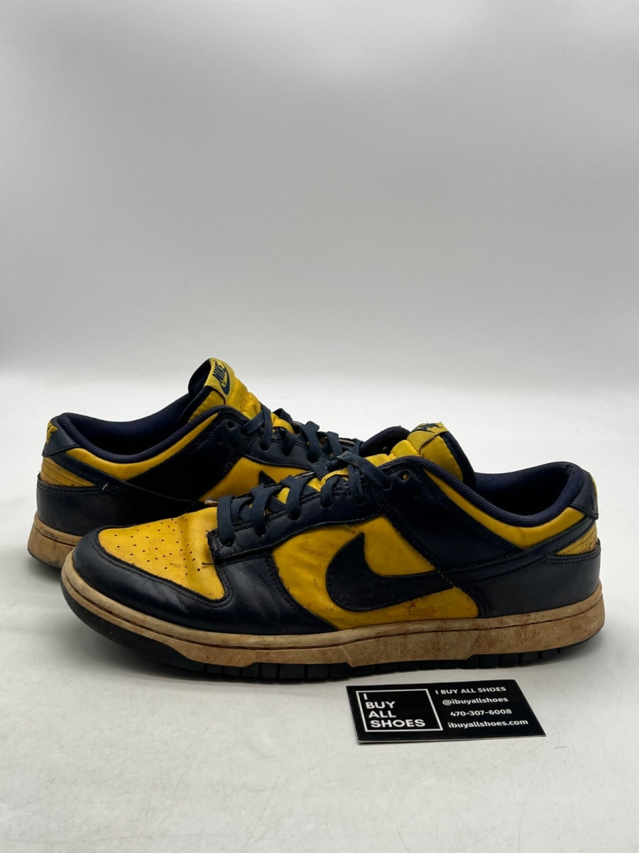 Nike Dunk Low Michigan (2021) 11.5 (Heavily Worn Pre-Owned) - Image 1
