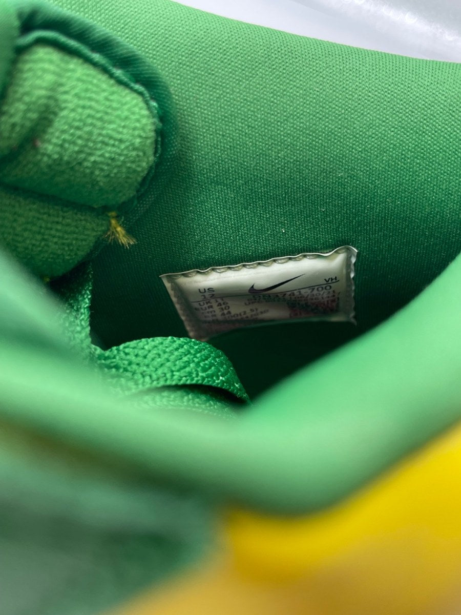 Nike SB Dunk High Supreme By Any Means Brazil 12 (Moderately Worn Pre-Owned)NikeVarsity Maize/Pine Green-White - Image 8