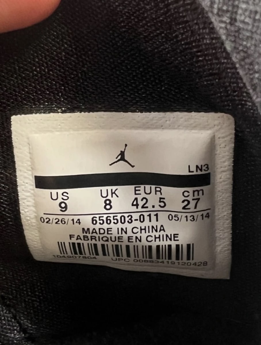 Jordan Future Black Ice 9 (Lightly Worn Pre-Owned)JordanBlack/Black-Clear - Image 7