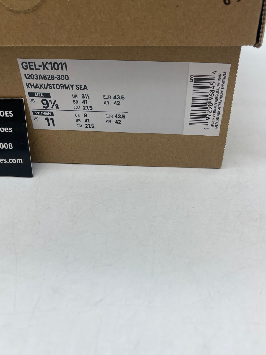 ASICS Gel-K1011 Sneaker Politics Live Oak 9.5 (Moderately Worn Pre-Owned) - Image 9