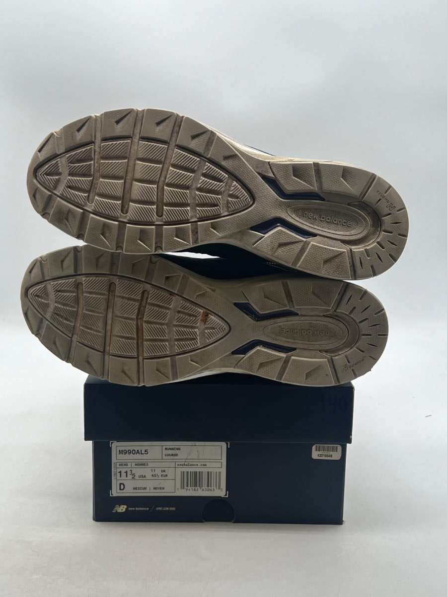 New Balance 990v5 Aime Leon Dore Life in the Balance 11.5 (Moderately Worn Pre-Owned)New BalanceGreen/Blue - Image 8