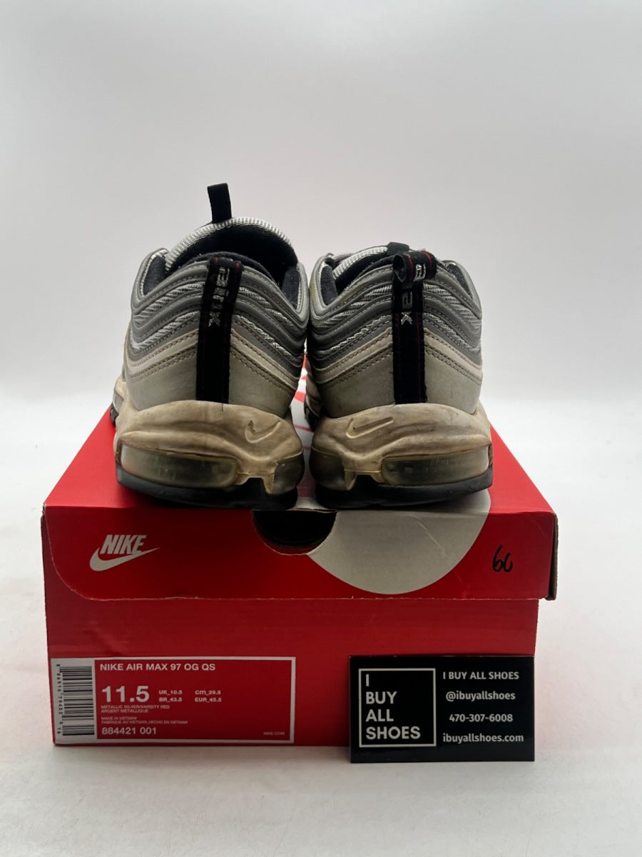 Nike Air Max 97 Silver Bullet (2016/2017) 11.5 (Heavily Worn Pre-Owned) - Image 3