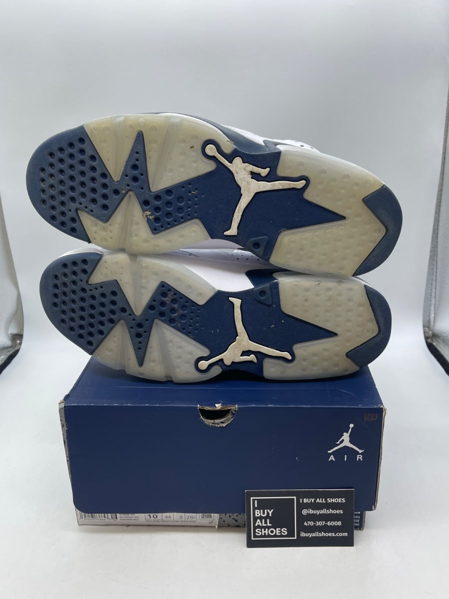 Jordan 6 Retro Midnight Navy (2022) 10 (Moderately Worn Pre-Owned) - Image 7