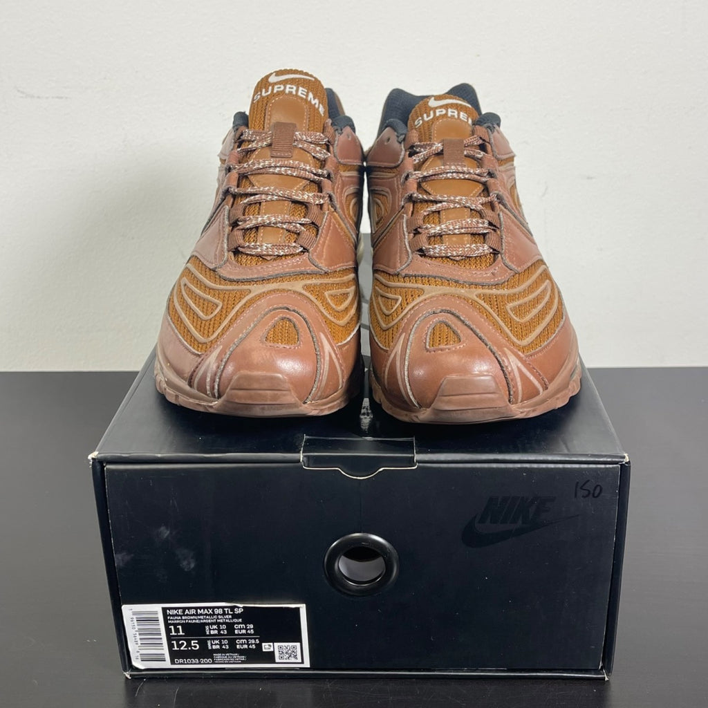 Nike Air Max 98 TL Supreme Brown 11 (Moderately Worn Pre-Owned)NikeBrown/Brown - Image 2