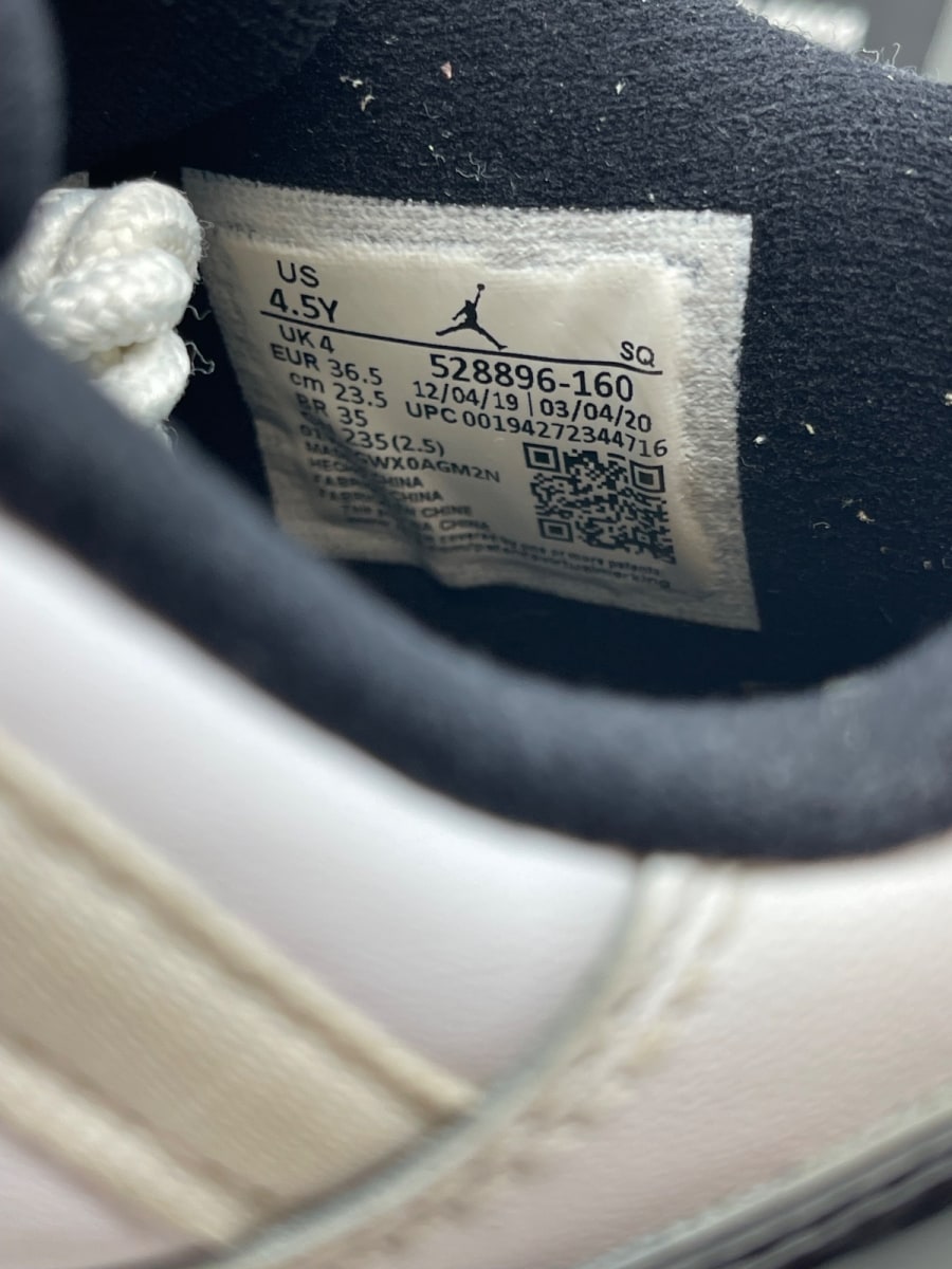 Jordan 11 Retro Low Concord Bred (GS) 4.5Y (Moderately Worn Pre-Owned) - Image 8