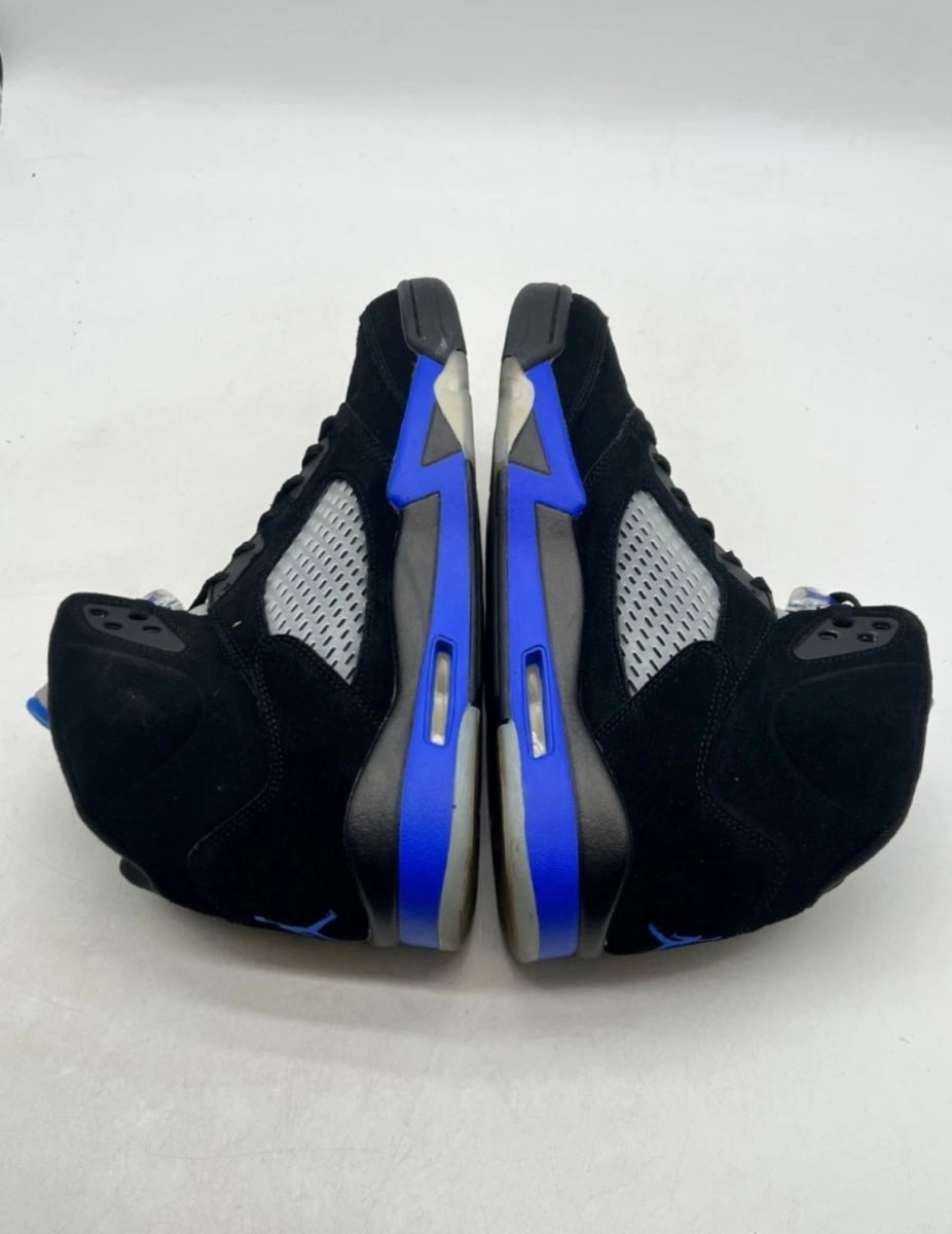 Jordan 5 Retro Racer Blue 13 (Moderately Worn Pre-Owned)JordanBlack/Racer Blue-Reflective Silver - Image 8