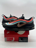 Nike Air Max 97 Black Red Silver 10.5 (Moderately Worn Pre-Owned) - Image 1