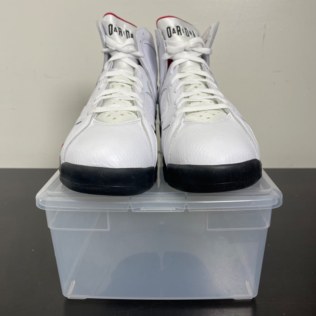 Jordan 7 Retro Cardinal (2022) 13 (New Pre-Owned)JordanWhite/Black/Cardinal Red/Chutney - Image 2