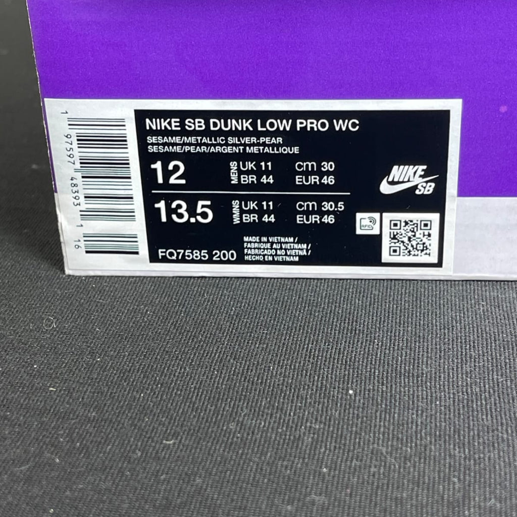 Nike SB Dunk Low Escargot (Size 12) - aux