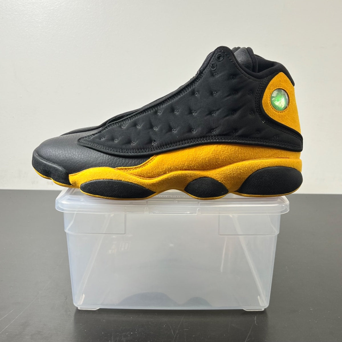 Jordan 13 Retro Carmelo Anthony Class Of 2002 (B-Grade) 11 (Lightly Worn Pre-Owned)JordanBlack/University Red-University Gold - Image 3