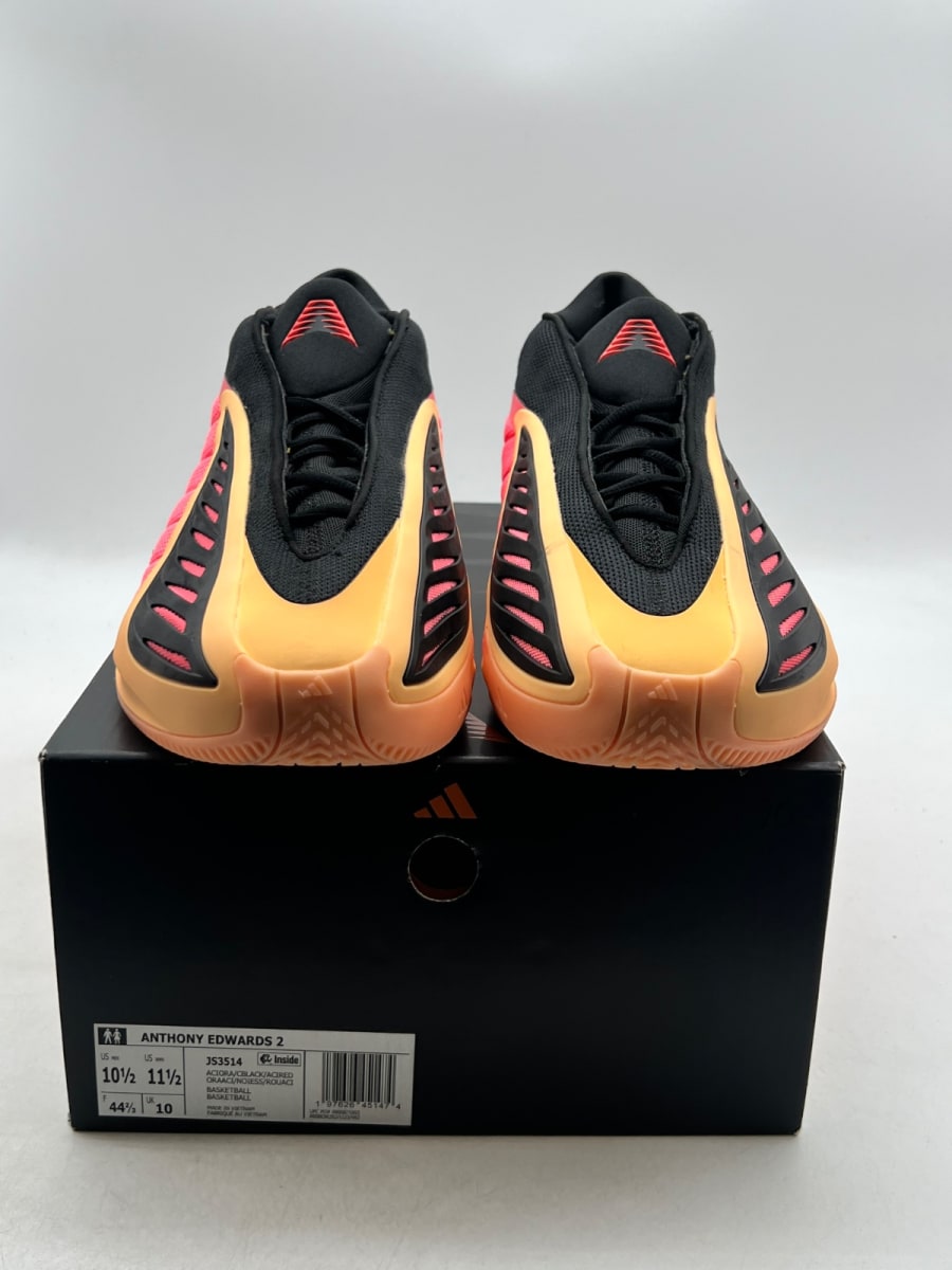 adidas AE 2 With Love 10.5 (Lightly Worn Pre-Owned)adidasAcid Orange/Core Black/Acid Red - Image 2