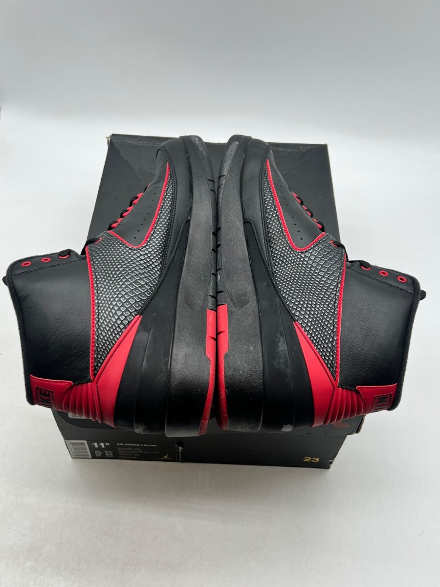 Jordan 2 Retro Alternate 87 11.5 (Lightly Worn Pre-Owned)JordanBlack/Gym Red-Black - Image 9