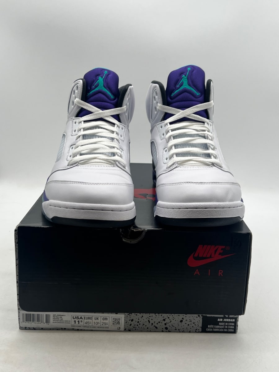 Jordan 5 Retro Grape (2025) 11.5 (Lightly Worn Pre-Owned) - Image 2