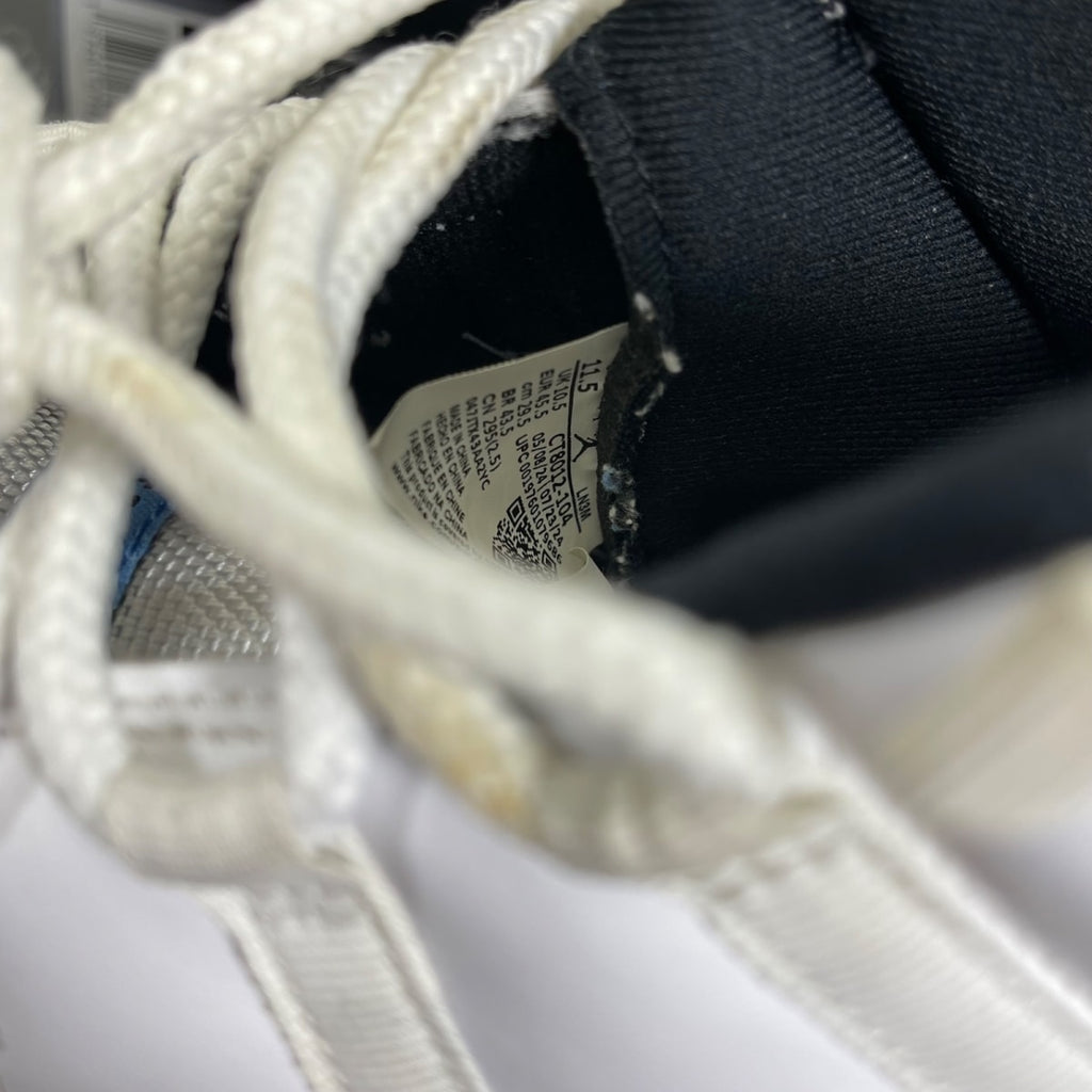 Jordan 11 Retro Legend Blue (2024) 11.5 (Moderately Worn Pre-Owned)JordanWhite/Legend Blue/Black - Image 6